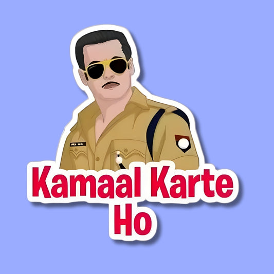 Kamal karte ho sticker