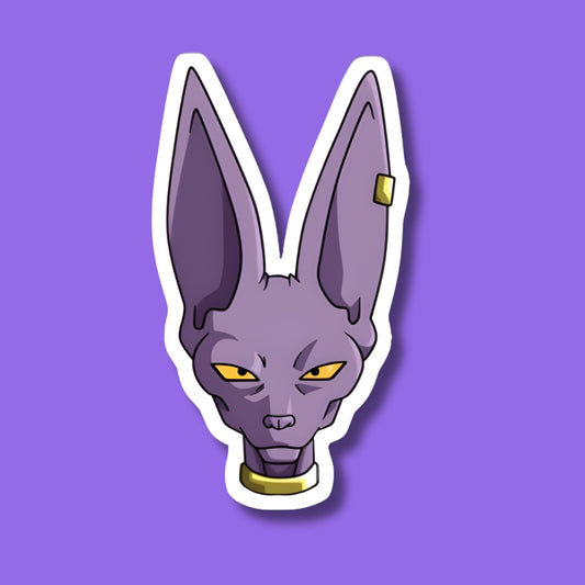 Beerus Face Sticker