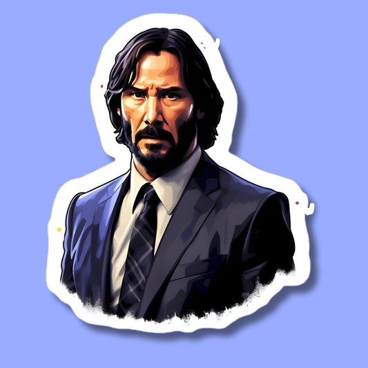 John wick Action sticker