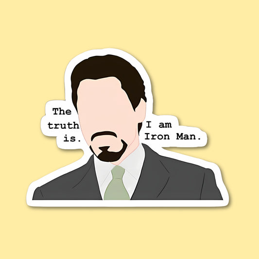 Tony Stark Sticker