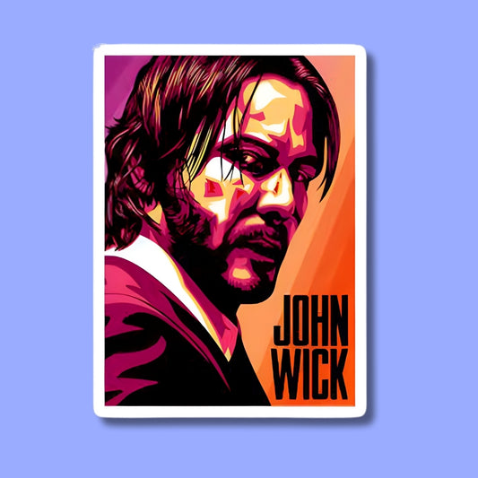 John wick poster Sticker