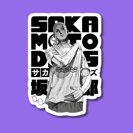Sakamoto Days Monochrome Sticker