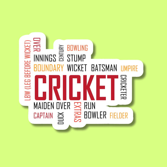 Cricket Sticker