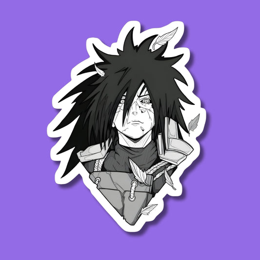 Madara Uchiha Monochrome Sticker