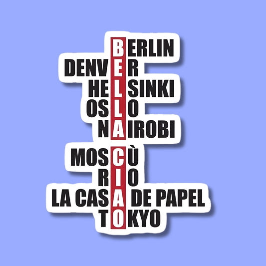 Berlin to Tokyo Sticker