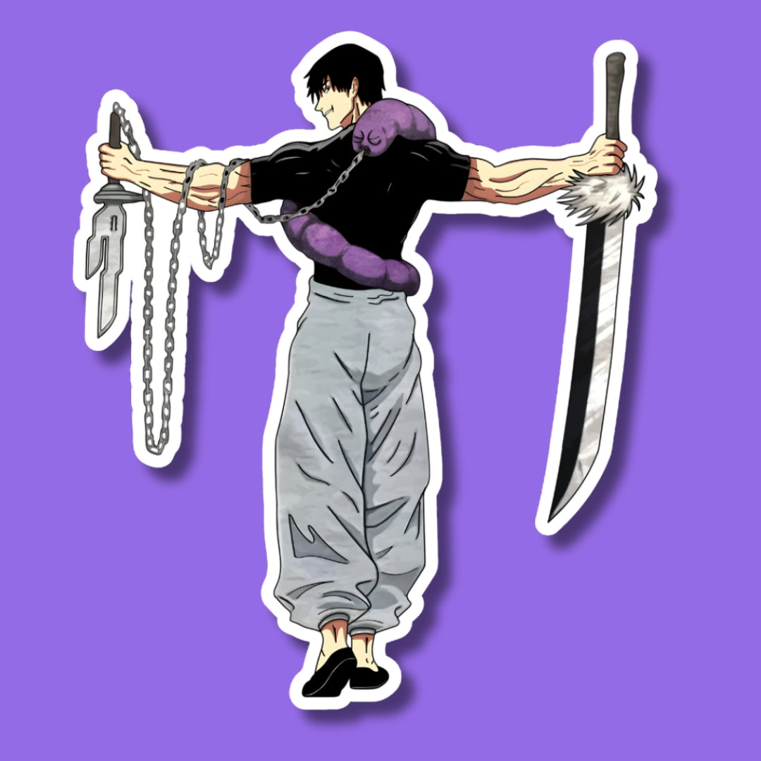Toji Jujutsu Kaisen Sticker
