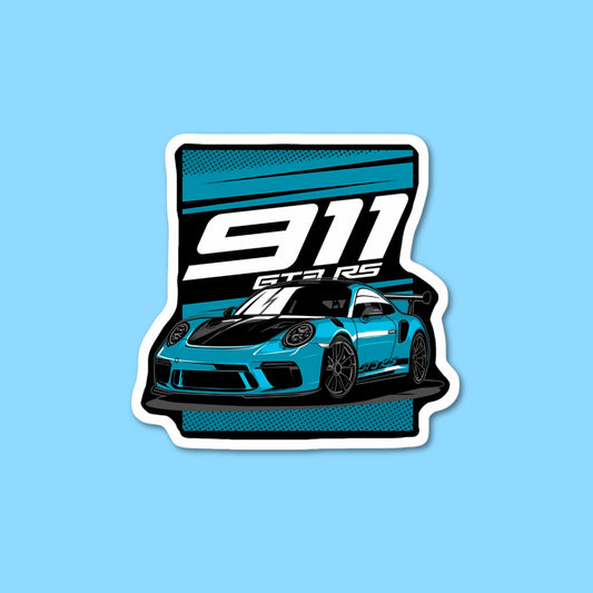 Porsche 911 Sticker