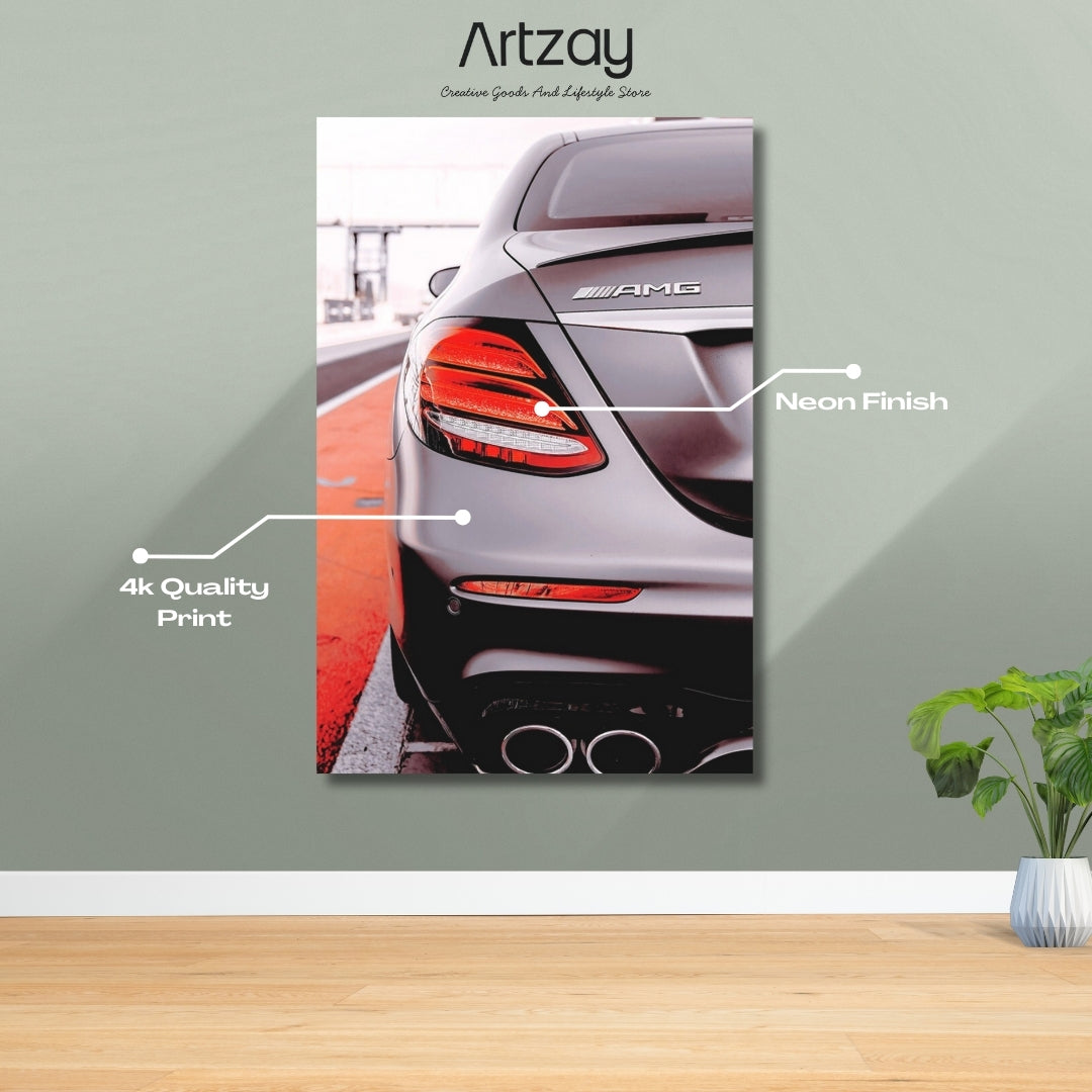 Mercedes AMG Track Exit Neon Poster β Iconic Glow Edition | 4K Print