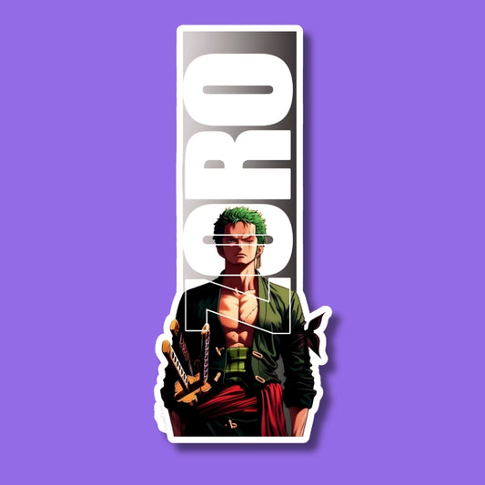 Zoro Veritical Sticker