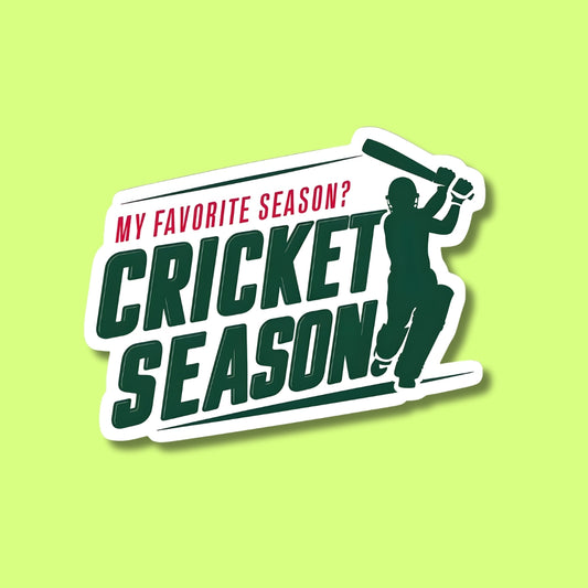 Cricket Season Sticker