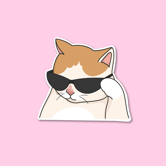 Cool Cat Sticker