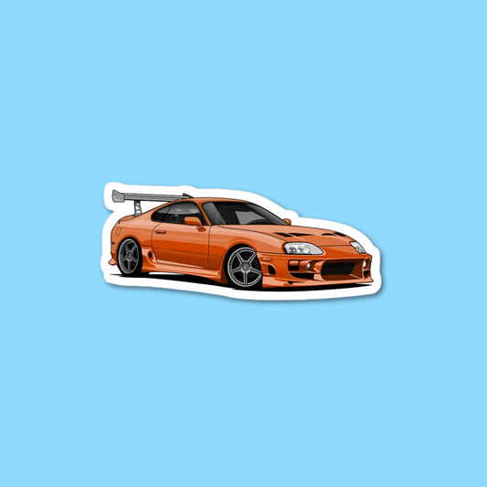 Toyota Supra MK4 Sticker