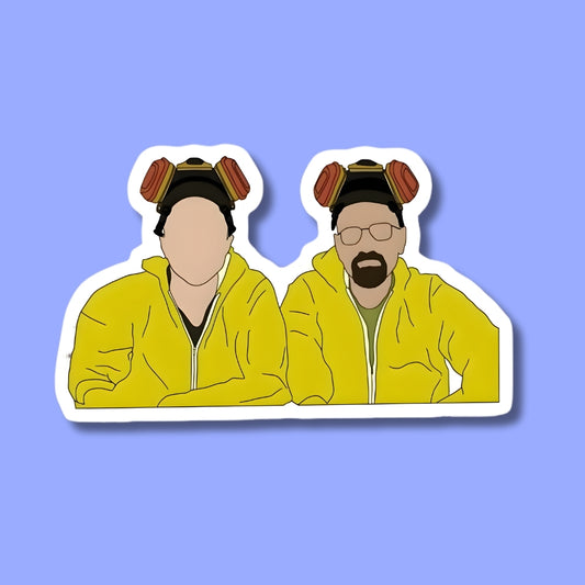 Walter White and Jesse Pinkman Sticker