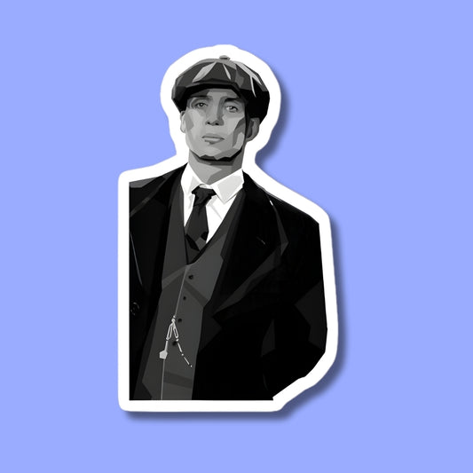 Thomas Shelby monochrome Sticker