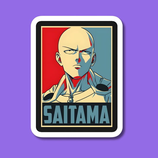 Saitama Hope Poster Sticker