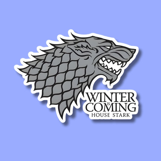 House Stark direwolf sigil Sticker