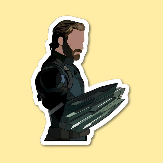 Captain Steve Sticker