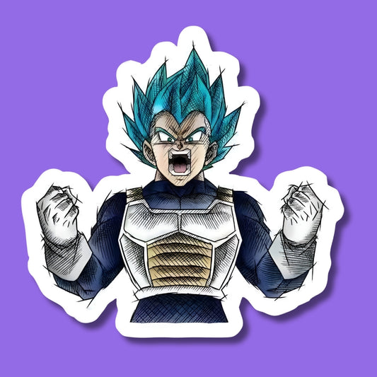 Super Siyan Vegeta Sticker