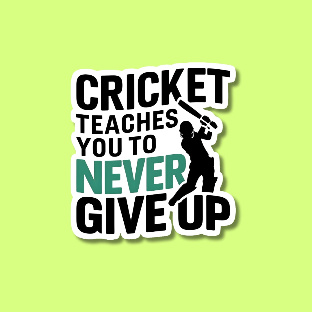Never Give Up Sticker