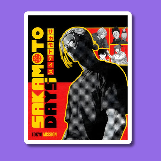 Sakamoto Days poster Style Sticker