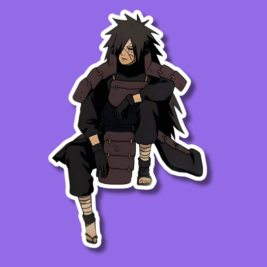 Madara Uchiha Sitting Sticker