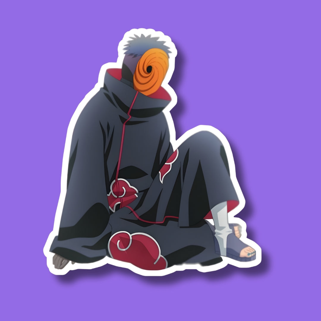 Obito Uchiha Sitting Sticker