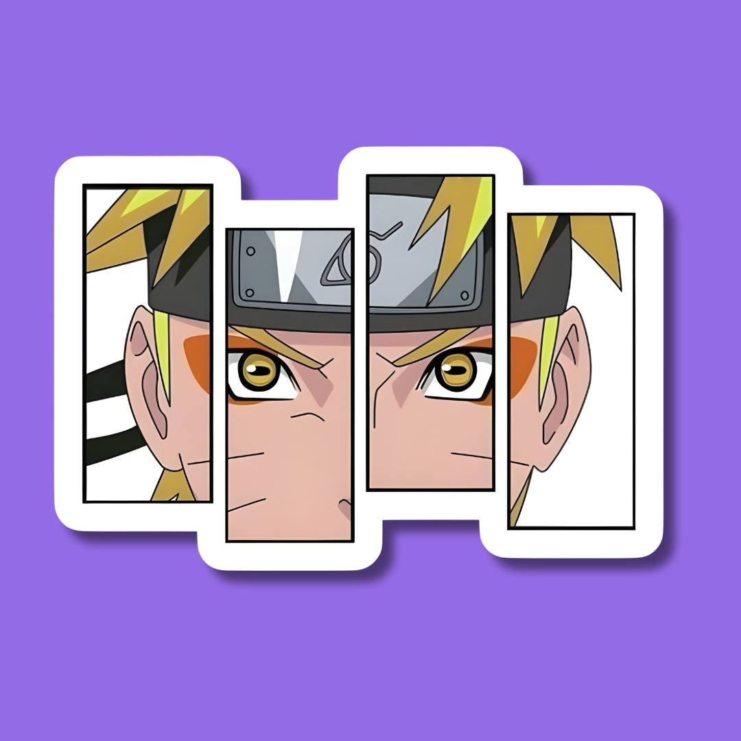 Naruto Split-Panel Sticker