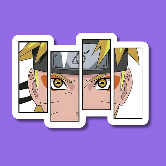 Naruto Split-Panel Sticker
