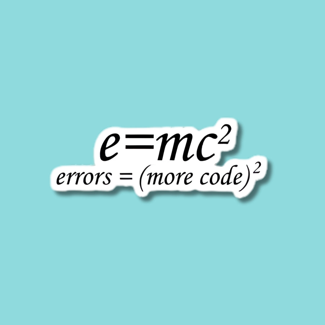 e=mc2 Sticker