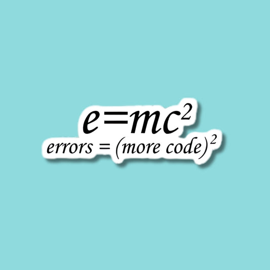 e=mc2 Sticker