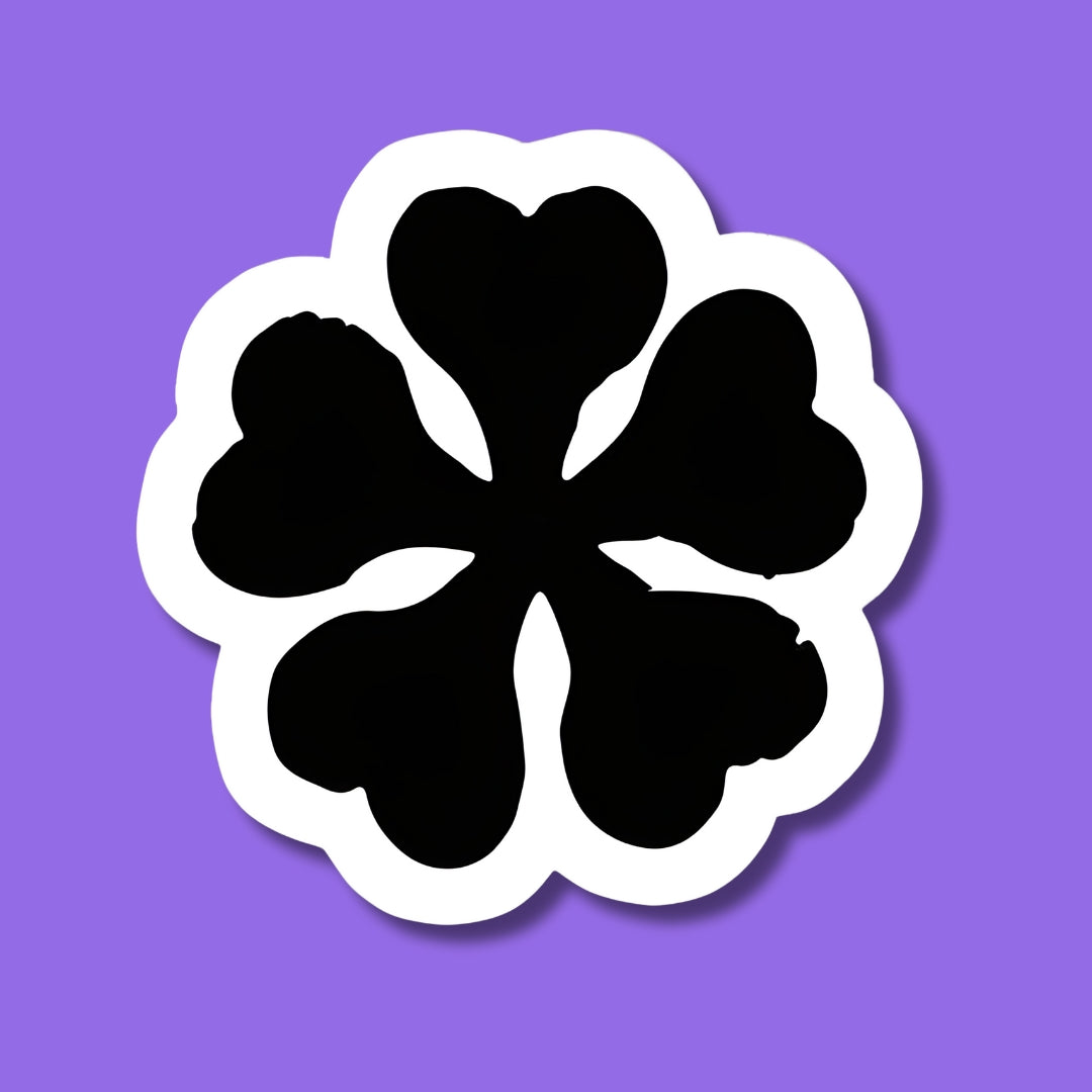 Five-leaf clover Sticker