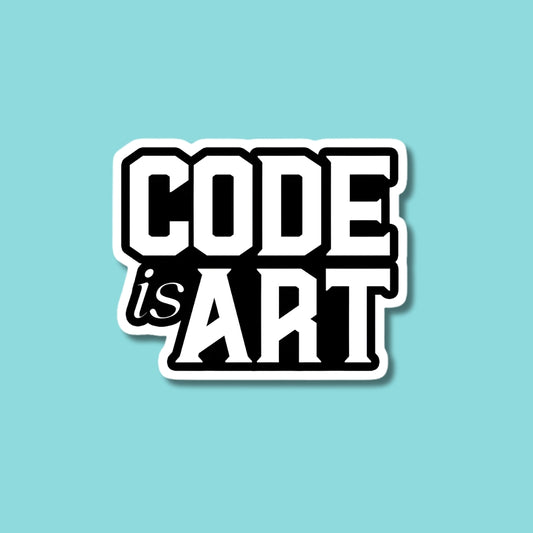 Code Art Sticker