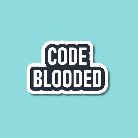 Code Blood Sticker