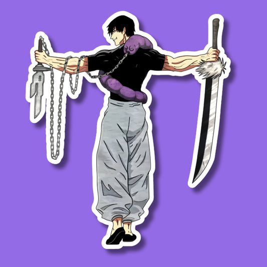 Toji Jujutsu Kaisen Sticker