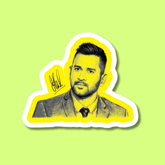 MS Dhoni Sticker