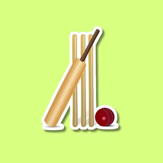 Cricket Items Sticker