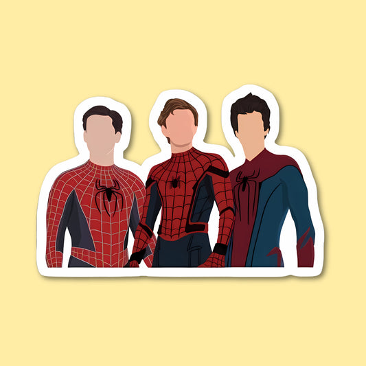 All 3 Spiderman's Sticker