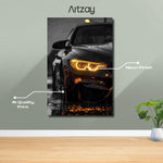 BMW Red Eyes Neon Poster – Iconic Glow Edition | 4K Print