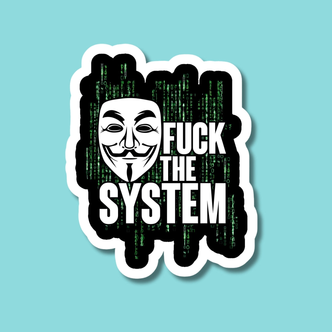 F the System Sticker