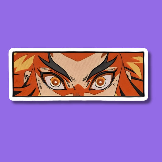 Rengoku Eye Frame Sticker