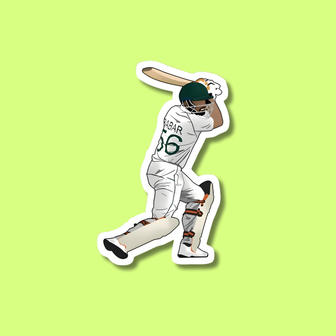 Babar Azam Cover Drive Sticker