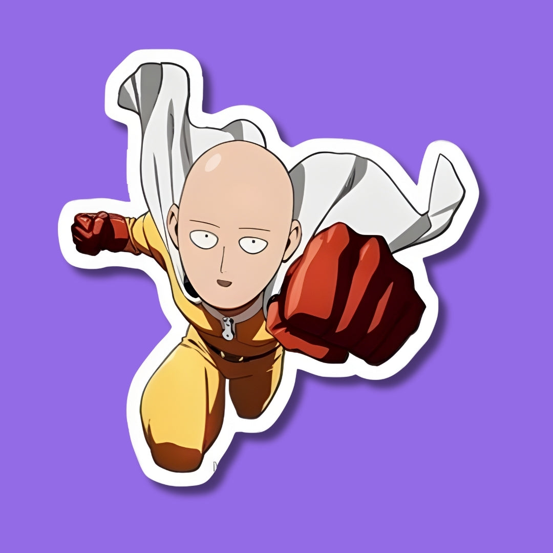 Saitama Flying Sticker