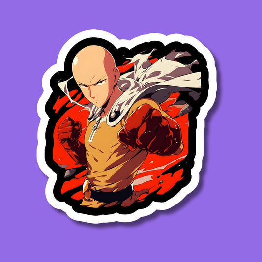 Saitama Action Sticker