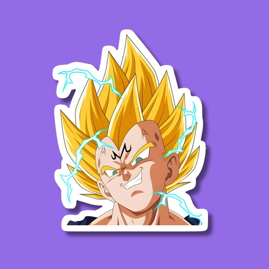 Majin Vegeta Smirking Sticker