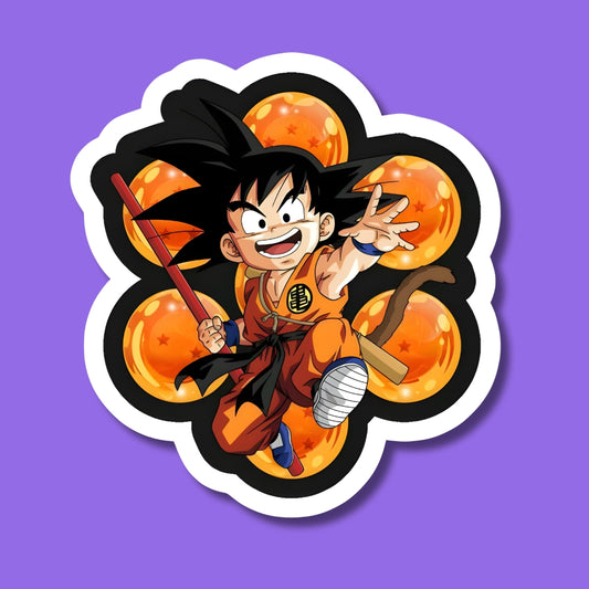 Goku Action Sticker